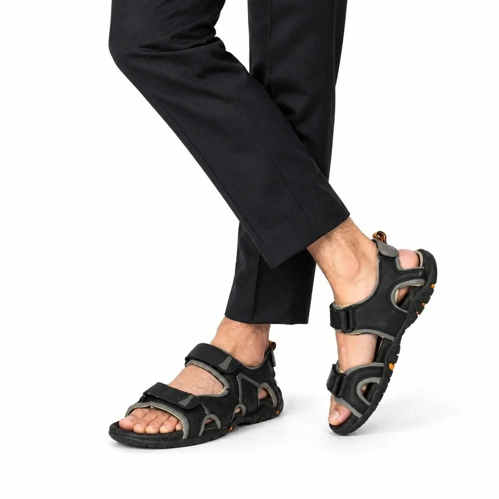 Ozark Trail Sport Sandals Men's Size 12 Hook-and-Loop Adjustable Straps Open Toe